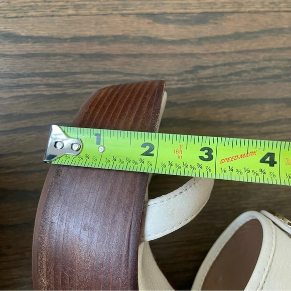 Tory Burch Selma Sandal Wedge White - Picture 8 of 16